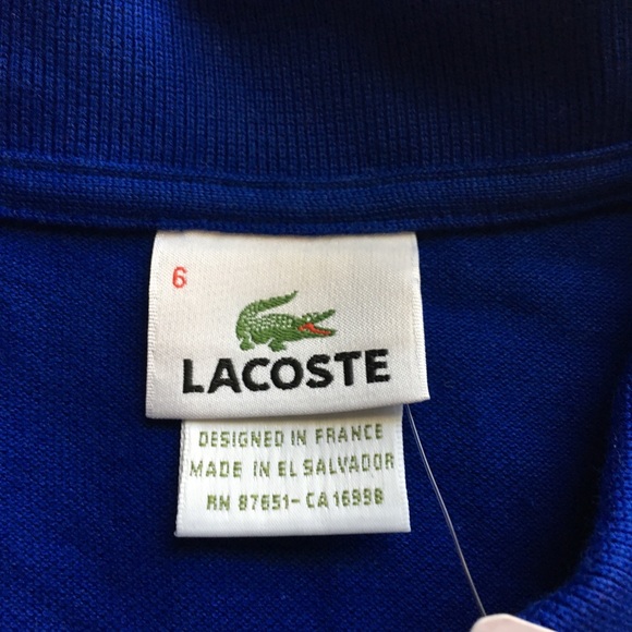 Brand new Lacoste collar Shirt - Picture 6 of 8